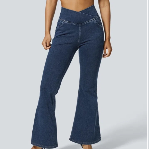 HALARA Denim - Women's Blue Flare Jeans *NEW WITH TAGS*